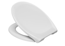 Universalt toalettsete med soft close og take-off hvit